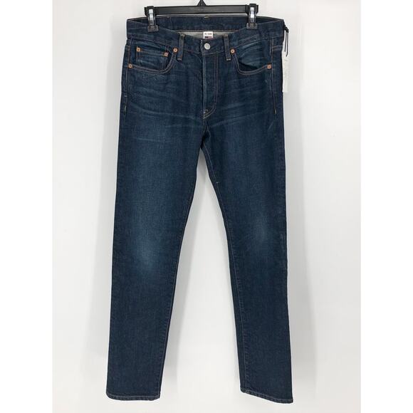 RE/DONE Men's Slim Fit Comfort Stretch Jeans 32x32 Dark Wash Blue NWT